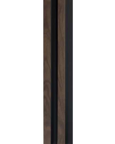 Profil stânga pentru riflaj decorativ 3D Vasco, Walnut, 270x6.2cm, Lamelio