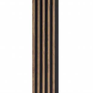 Profil stânga pentru panou riflat 3D Asti, Oak Craft, 270x5.2cm, Lamelio