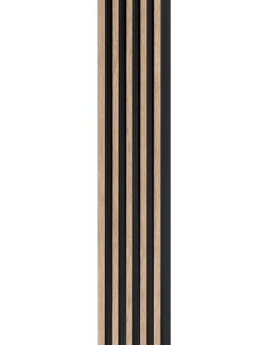 Profil stânga pentru riflaj decorativ 3D Asti, Oak Gold, 270x5.2cm, Lamelio