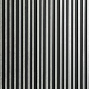 Panou riflat 3D Asti, Silver, 270x12.2cm, Lamelio