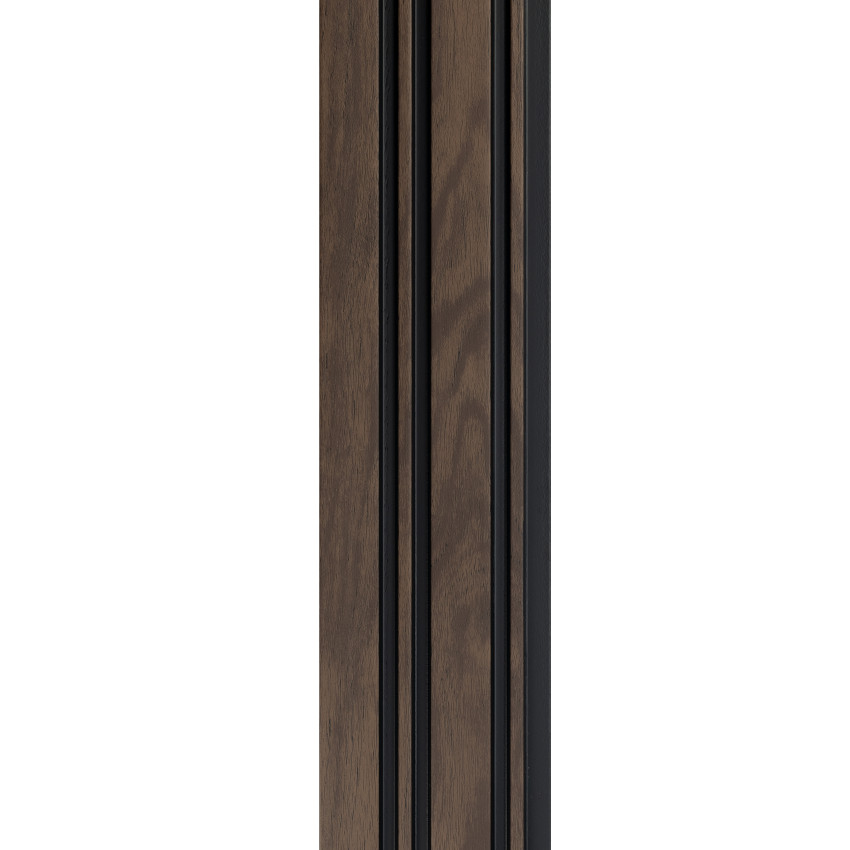 Profil stânga pentru riflaj decorativ 3D Milo, nuc