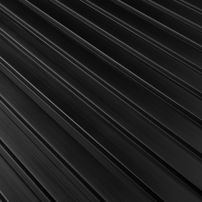 Profil dreapta pentru panou riflat 3D Olmo, Negru