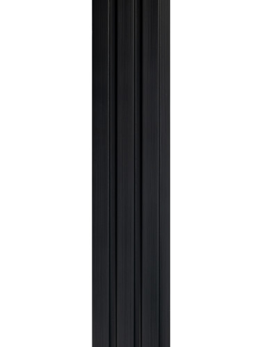 Profil stânga pentru riflaj decorativ 3D Olmo, Negru, 270x4.2cm, Lamelio