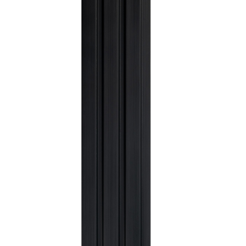 Profil dreapta pentru panou riflat 3D Olmo, Negru