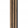 Profil dreapta pentru panou riflat 3D Olmo, Oak Craft, 270x2.6cm, Lamelio