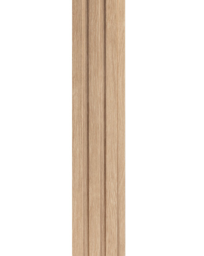 Profil stânga pentru riflaj decorativ 3D Olmo, Oak Gold II, 270x4.2cm, Lamelio