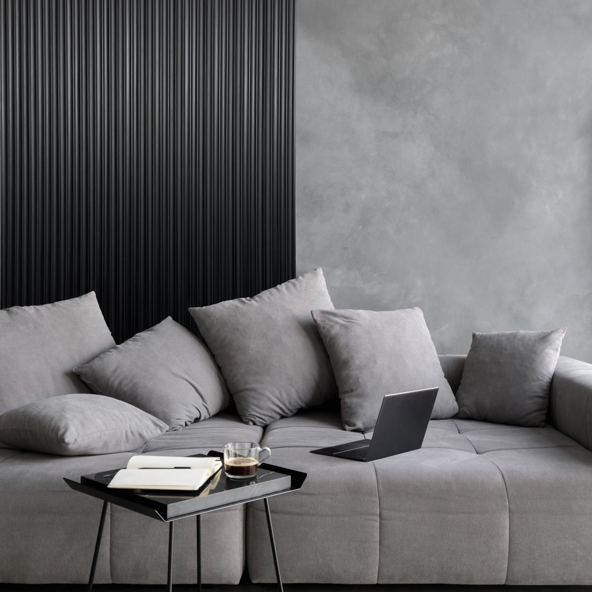 Panouri Decorative Interior Lamelio LML-ONDA-B. Conține culorile: