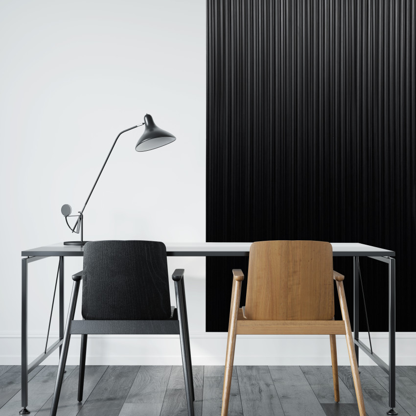 Panouri Decorative Interior Lamelio LML-L-ONDA-B. Conține culorile: