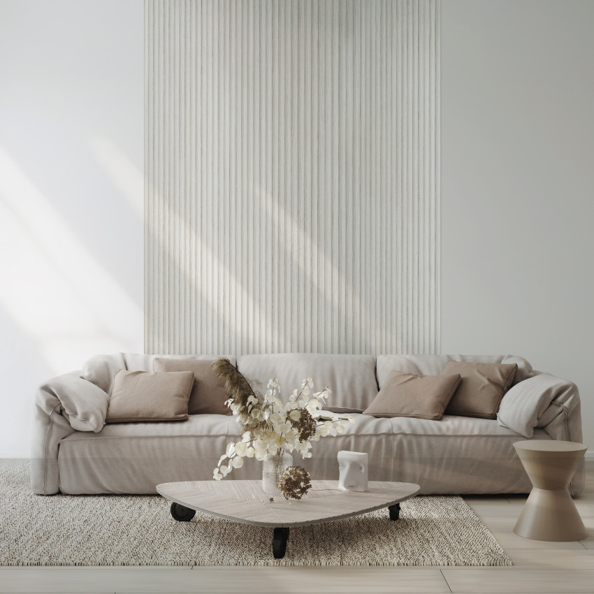Profil dreapta riflaj decorativ 3D gri