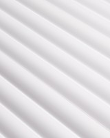 Riflaj decorativ 3D Luna, Alb, 270x12 cm, Lamelio