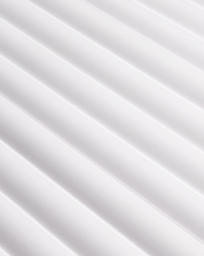 Tapet 3D cu aspect riflat, alb, cu design modern minimalist, ideal pentru decorarea unui birou