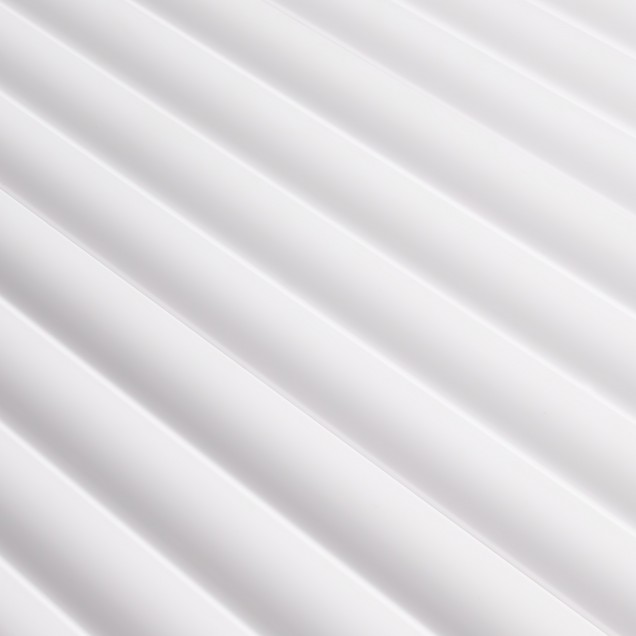Tapet 3D cu aspect riflat, alb, cu design modern minimalist, ideal pentru decorarea unui birou