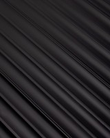 Riflaj decorativ 3D Onda, Negru, 270x11.2cm, Lamelio