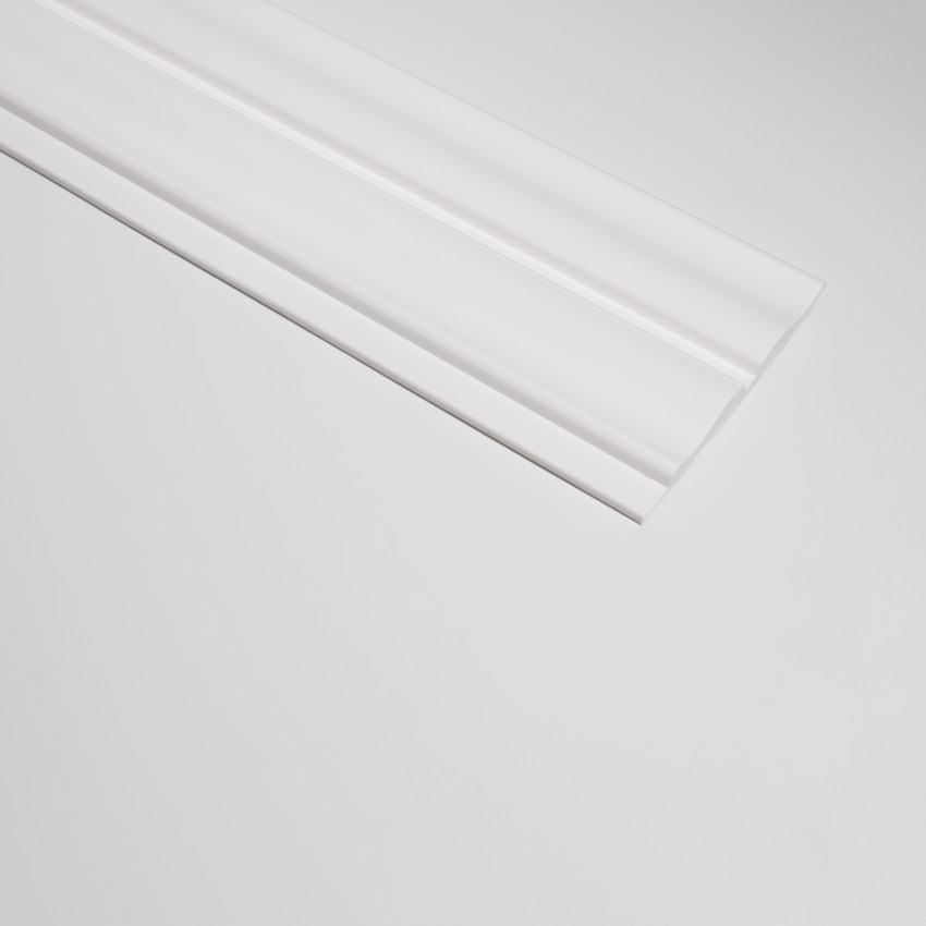 Profil dreapta pentru panou riflat 3D Versal, Alb, 270x4.9 cm