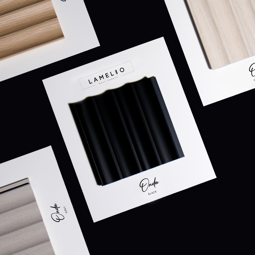 Panouri Decorative Interior Lamelio LML-L-ONDA-B. Conține culorile: