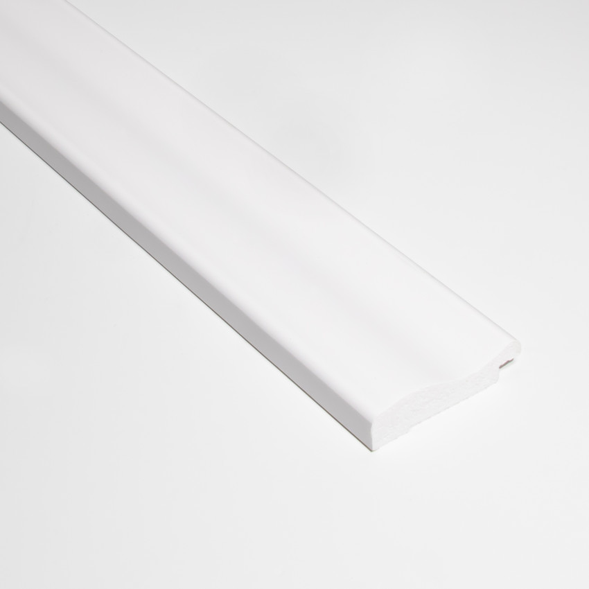 Profil dreapta pentru panou riflat 3D Versal, Alb, 270x4.9 cm
