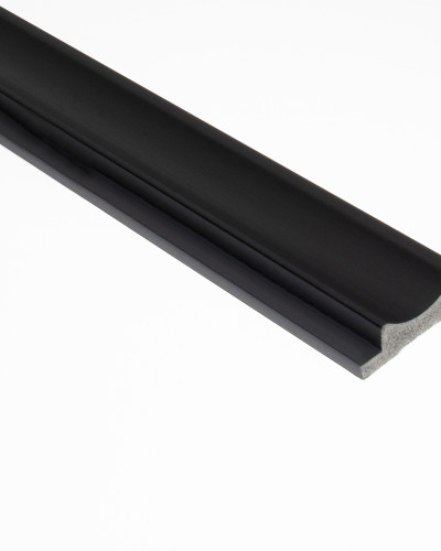 Profil stânga pentru riflaj decorativ 3D Onda, Negru, 270x3.8cm, Lamelio