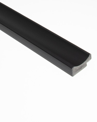 Profil dreapta pentru riflaj decorativ 3D Onda, Negru, 270x3.2cm, Lamelio