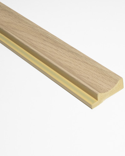 Profil stânga pentru riflaj decorativ 3D Onda, Stejar Natural, 270x3.8cm, Lamelio