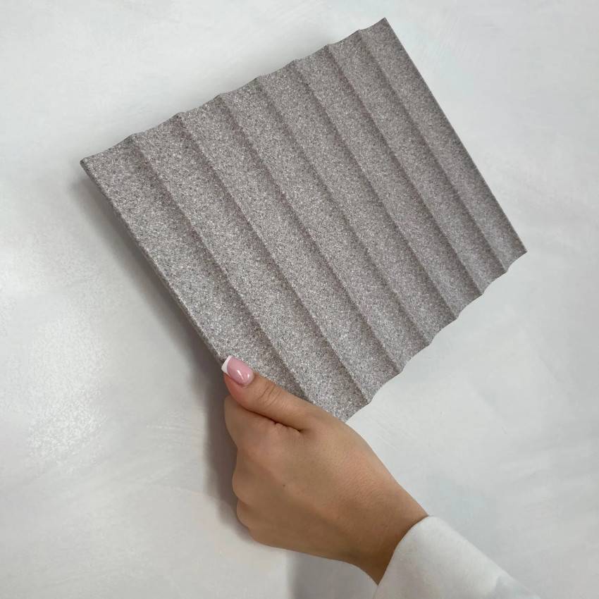 Profil finisare panou riflat Stone Grey, ambient elegant