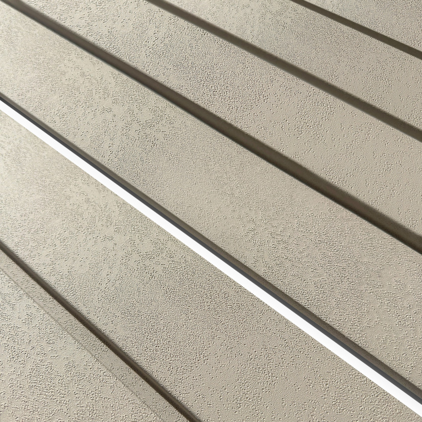 Profil dreapta riflat Moonlight Grey integrat intr-un design interior modern