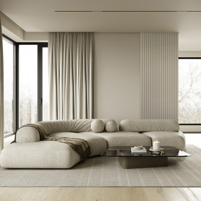 Profil dreapta riflat Moonlight Grey integrat intr-un design interior modern