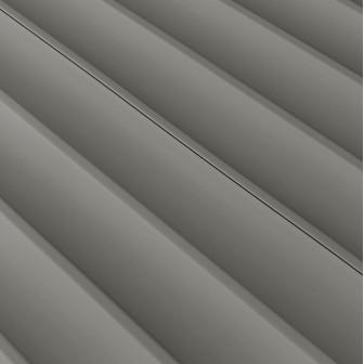 Profil dreapta panou riflat Misty Grey în ambient modern