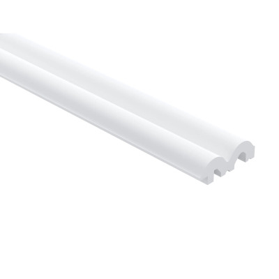 Profil stânga pentru riflajul decorativ 3D Sereno Lamela White L0401T, 200 x 1.25 x 4 cm, Mardom Decor