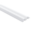 Profil dreapta pentru riflajul decorativ 3D Sereno Lamela White L0401, 270 x 1.25 x 4 cm, Mardom Decor