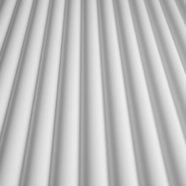 Riflaj decorativ 3D alb, ideal pentru design interior modern