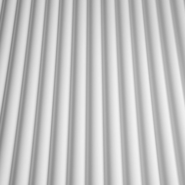 Riflaj decorativ 3D Sereno Lamela White L0401, 270 x 1.25 x 12.5
