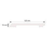 Panou decorativ tip wainscoting BW001TP satinat, 200 x 1.2 x 12 cm, Mardom Decor