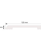 Panou decorativ tip wainscoting BW001TP satinat, 200 x 1.2 x 12 cm, Mardom Decor