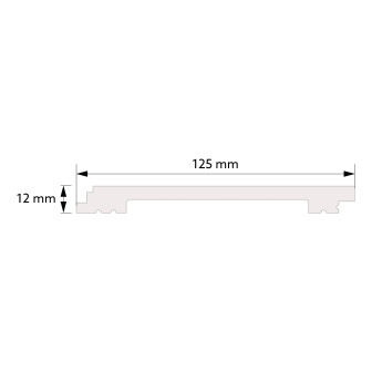 Panou decorativ tip wainscoting BW001T mat Panou decorativ tip wainscoting BW001T mat, aplicat pe perete într-un living elegant.