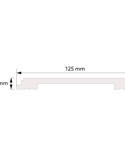 Panou decorativ tip wainscoting BW001T mat, aplicat pe perete într-un living elegant.