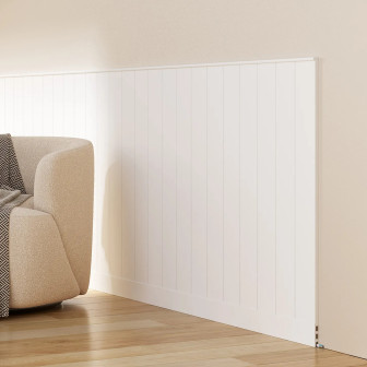 Profil dreapta pentru panou decorativ Profil dreapta alb pentru panou decorativ