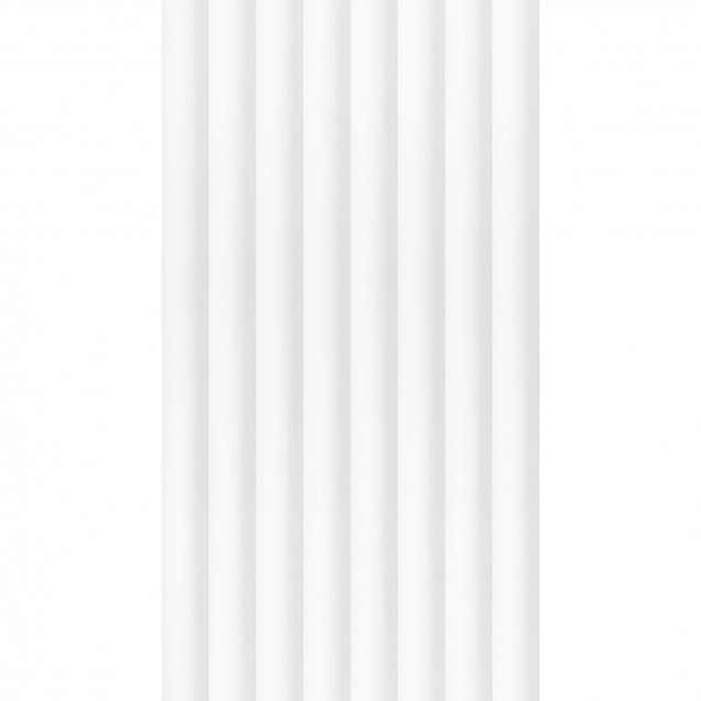 Riflaj decorativ 3D alb