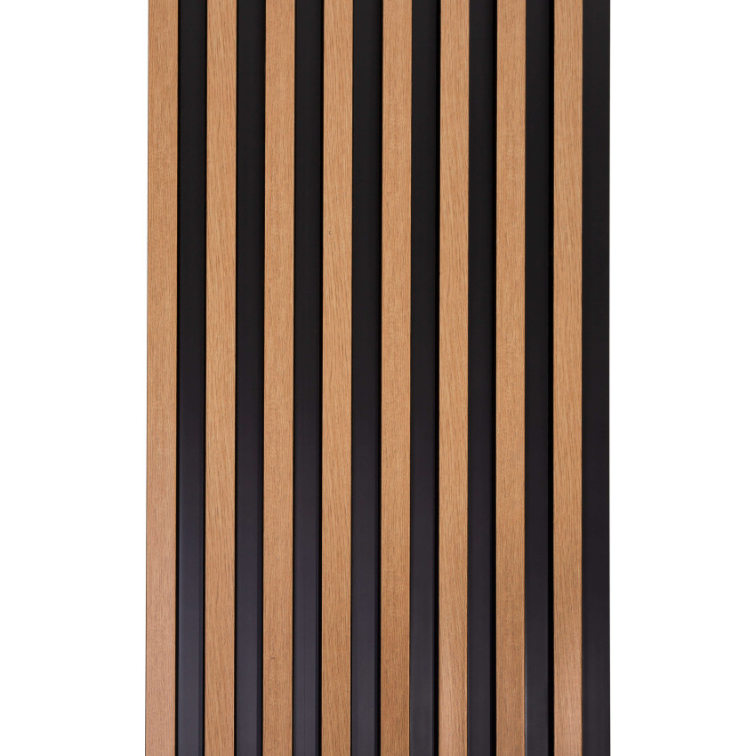 Profil stanga pentru Panoul riflat 3D Lamelli Largo, Classic Oak, 270x3.1 cm, Mardom Decor