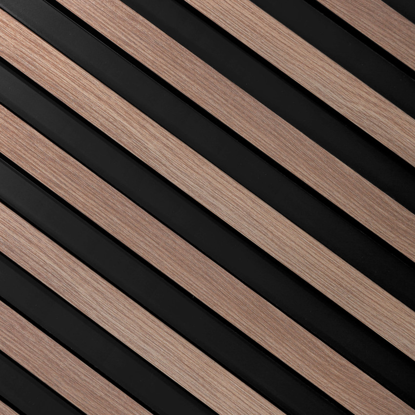 Riflaj decorativ 3D Grey Oak, 270x12 cm