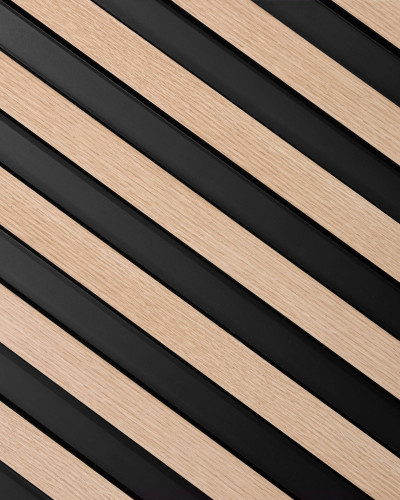 Riflaj decorativ 3D Light Oak, aspect lemn natural