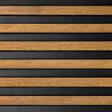 Riflaj decorativ 3D Lamelli Largo, Natural Oak, 270x12 cm, Mardom Decor