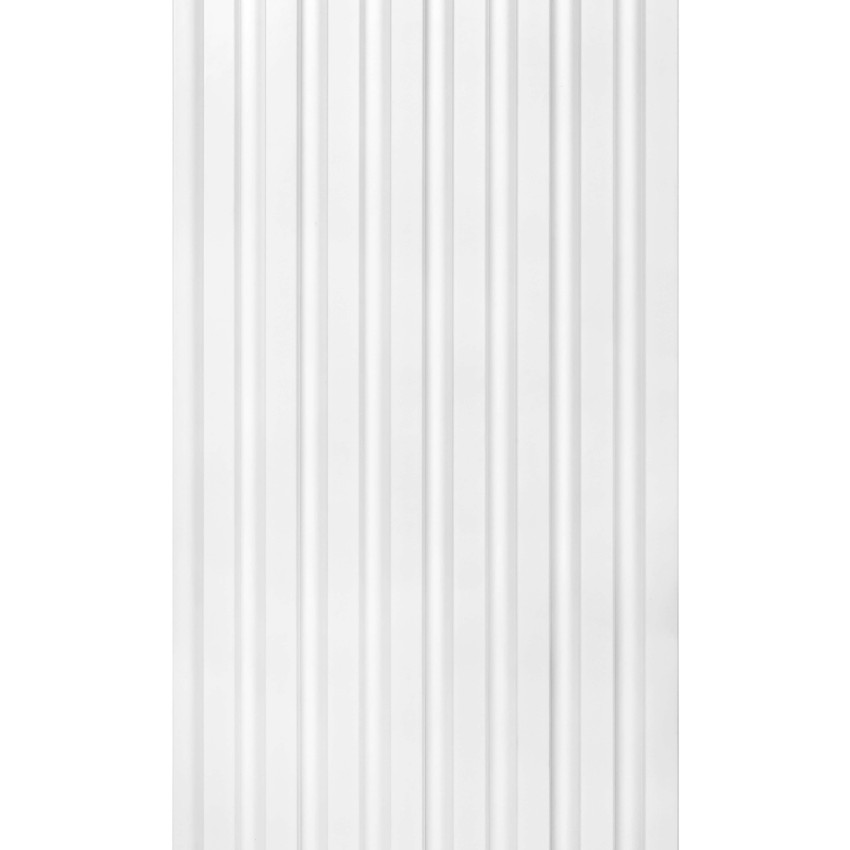 Profil dreapta pentru Panoul riflat 3D Lamelli Largo, White, 270x5.6 cm, Mardom Decor