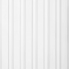 Panou riflat 3D Lamelli Largo, White, 270x12 cm, Mardom Decor
