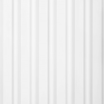 Panou riflat 3D Lamelli Largo, White, 270x12 cm, Mardom Decor