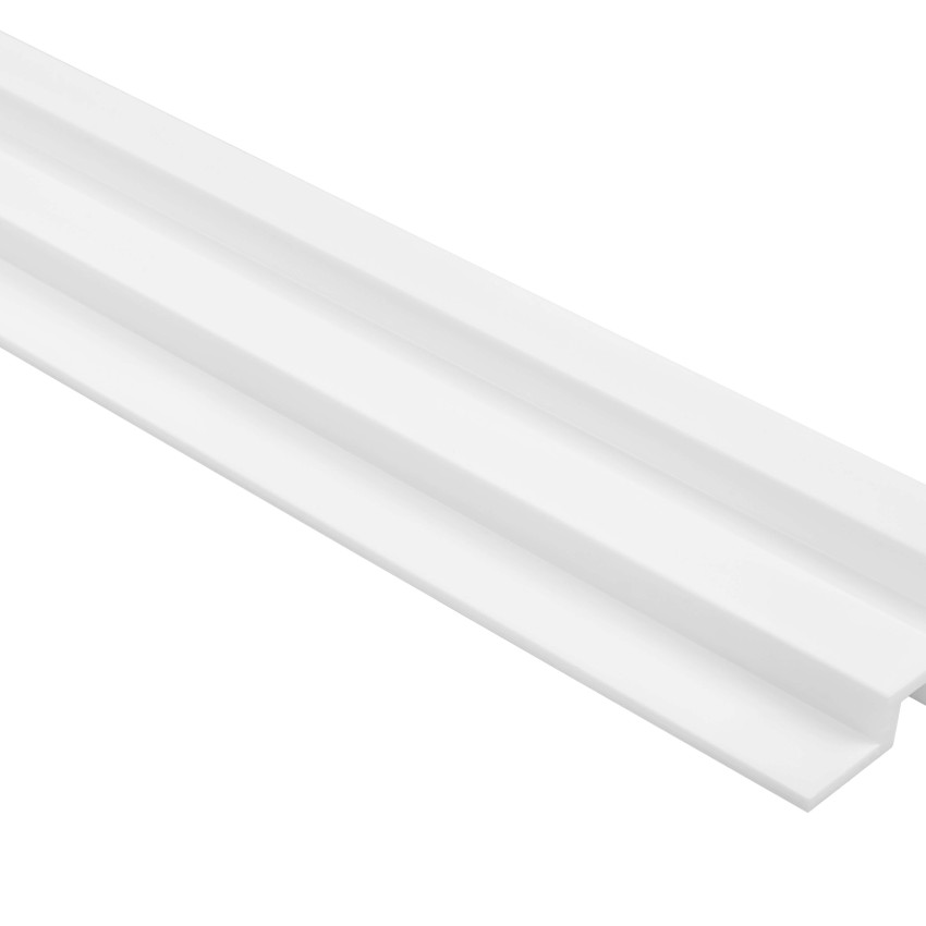 Profil dreapta pentru Panoul riflat 3D Lamelli Largo, White, 270x5.6 cm, Mardom Decor