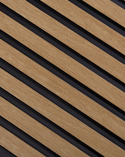 Panou decorativ riflat 3D stejar clasic