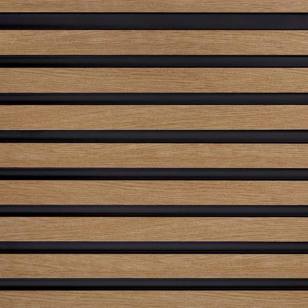 Panou decorativ riflat 3D stejar clasic