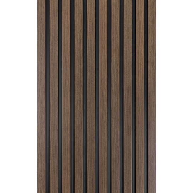 Riflaj decorativ 3D Dark Oak, 270x12 cm