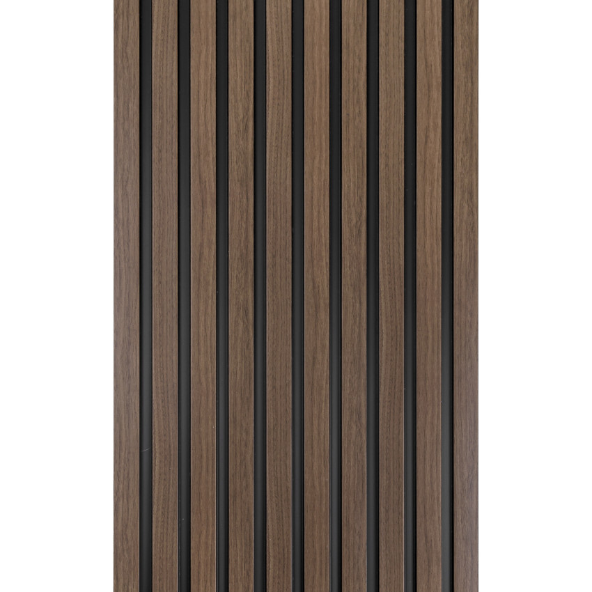 Profil dreapta pentru Panoul riflat 3D Lamelli Medio, Dark Oak, 270x3.9 cm, Mardom Decor