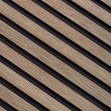Riflaj decorativ 3D Lamelli Medio, Grey Oak, 200x12.1 cm, Mardom Decor
